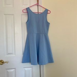 H&M Light blue skater dress